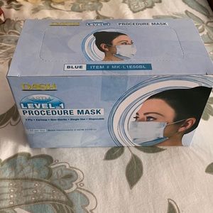 ASTM Level 1 Earloop Face Mask, new, 50 in box